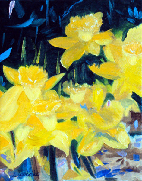 Daffodils by L. Tasheiko, Maine Artist