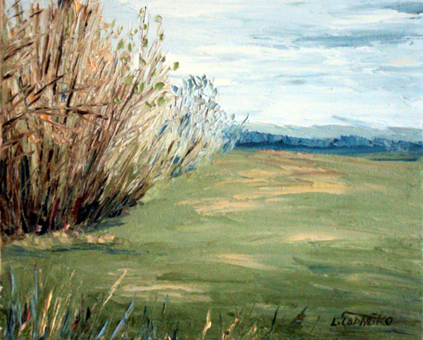 Oil Painting by L. Tasheiko, Maine Artist
